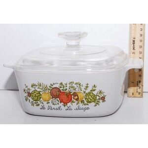 Vintage Corning Ware A-1 1/2B Corning Ware Casserole With Lid Le Persil La Sauge